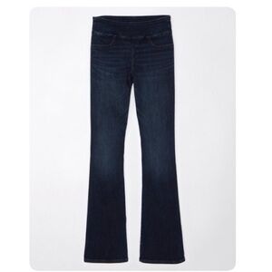 AE Luxe Pull On High Waisted Kick Bootcut Jean